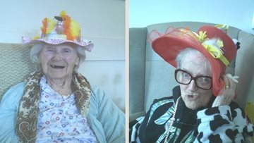 Springtime comes to Pennwood Lodge with Easter bonnets and National Tea Day